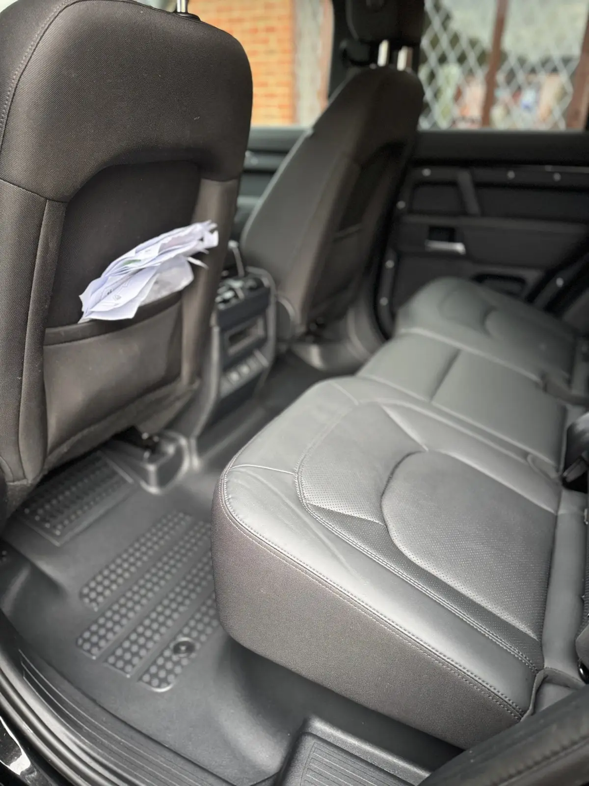 A Land Rover Defender cabin cleaned to a spotless finish by Comestic Cleaning, Essex