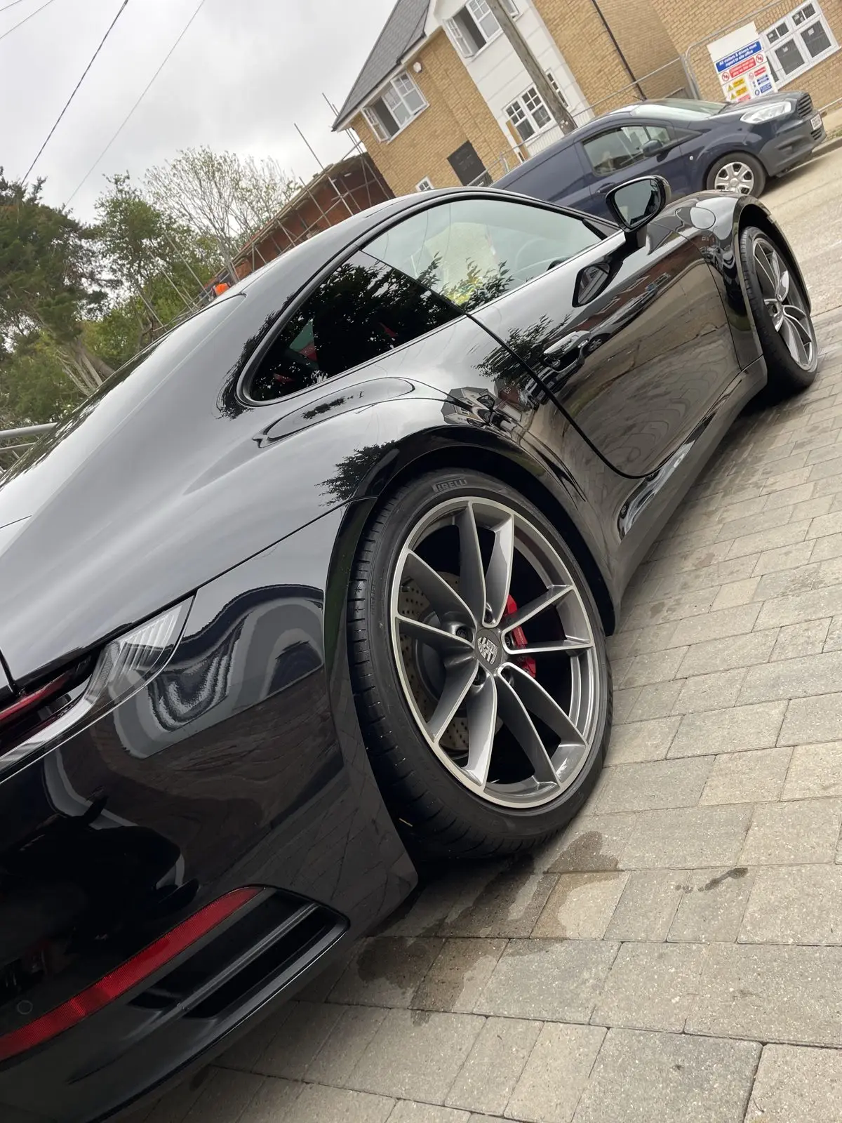 Porsche 911 paintwork after a full detail, Essex